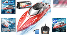 Load image into Gallery viewer, Exciting 2.4 GHz Racing Boat – Lightweight &amp; Compact RC Fun for Pools &amp; Lakes
