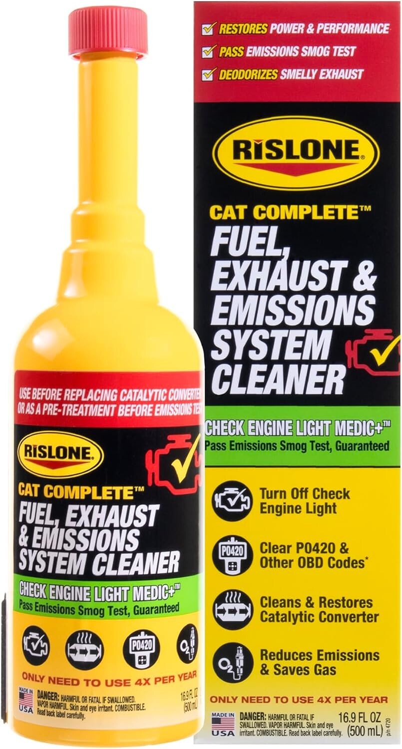 3-Pack CAT Complete Fuel & Emissions Cleaner - Boost Power & Mileage, 16.9 oz