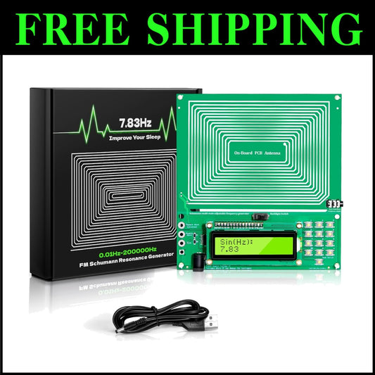 Digital Schumann Resonance Generator with Adjustable Frequencies for Wellness