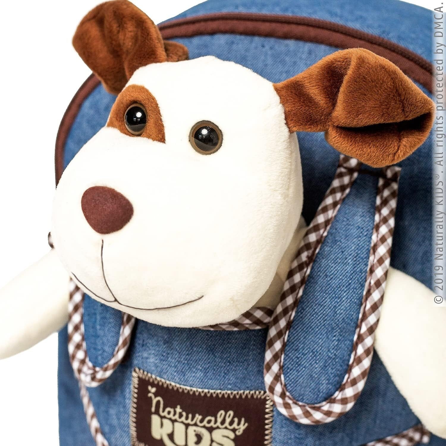 Adorable Toddler Dog Backpack with Padded Straps – Ideal for Young Explorers