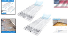 Load image into Gallery viewer, Premium Vent Deflector for Floor Registers Up to 12" - Extends 17-33" (2 Pack)