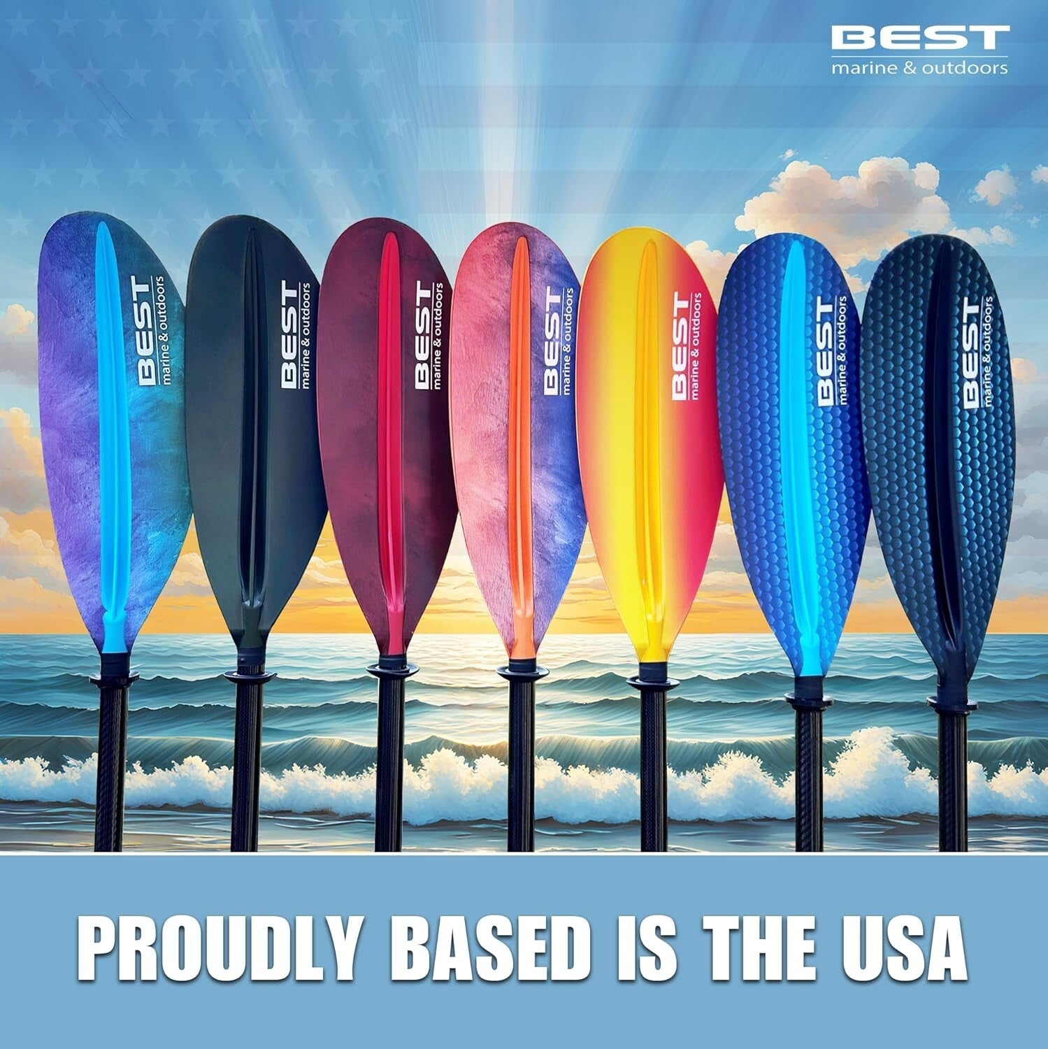 Lightweight Carbon Fiber Kayak Paddle with Dual Design - Perfect for Fishing