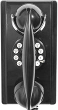 Load image into Gallery viewer, Nostalgic Black Wall Phone with Modern Push Button Features - Home Essential