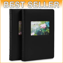Load image into Gallery viewer, Classic Bonded Leather Photo Albums - 2-Pack, 9.5x13 Inches for 300 Photos