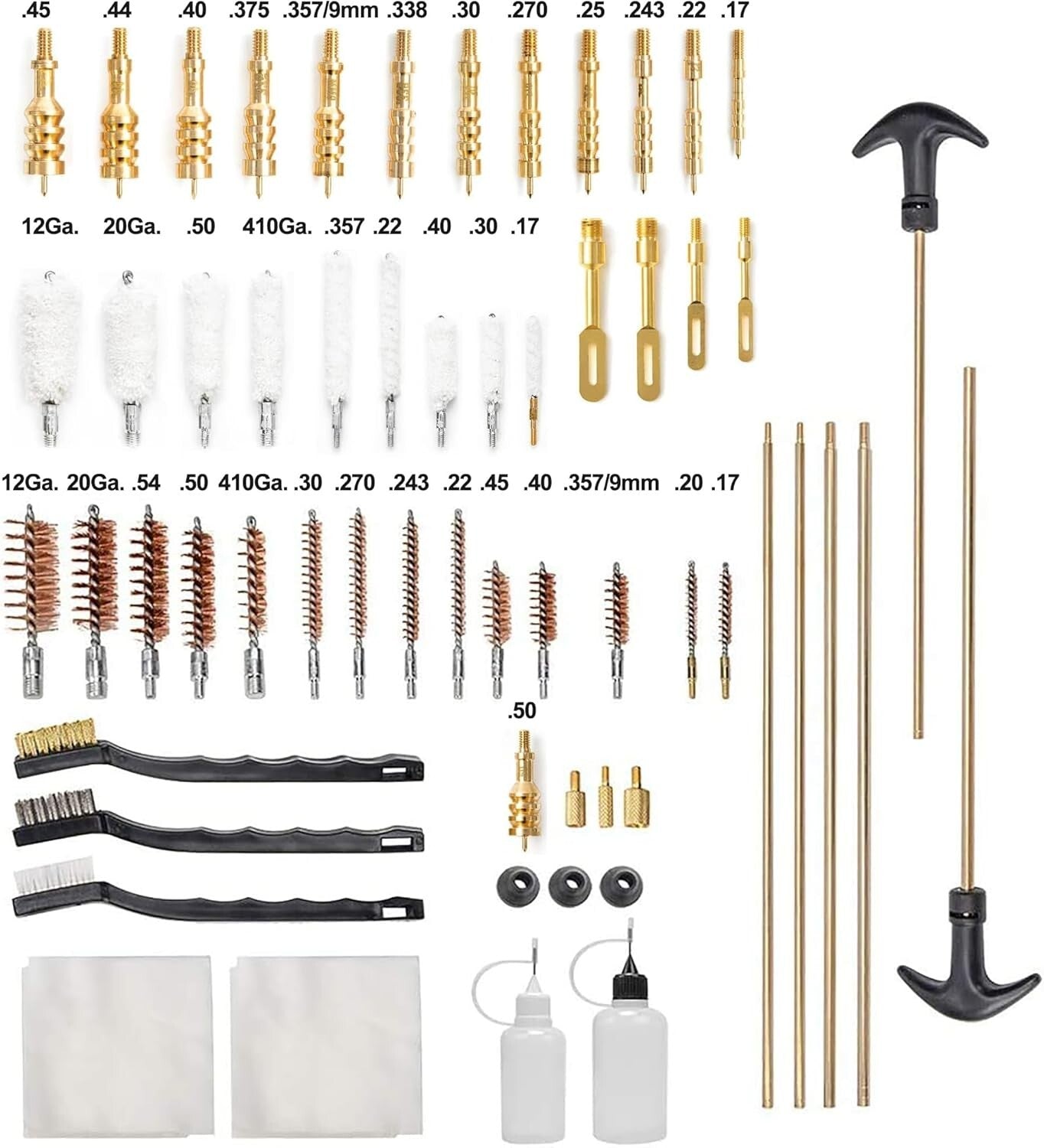 Efficient Gun Cleaning Kit with Sturdy Carry Case - Perfect for Any Gun Owner