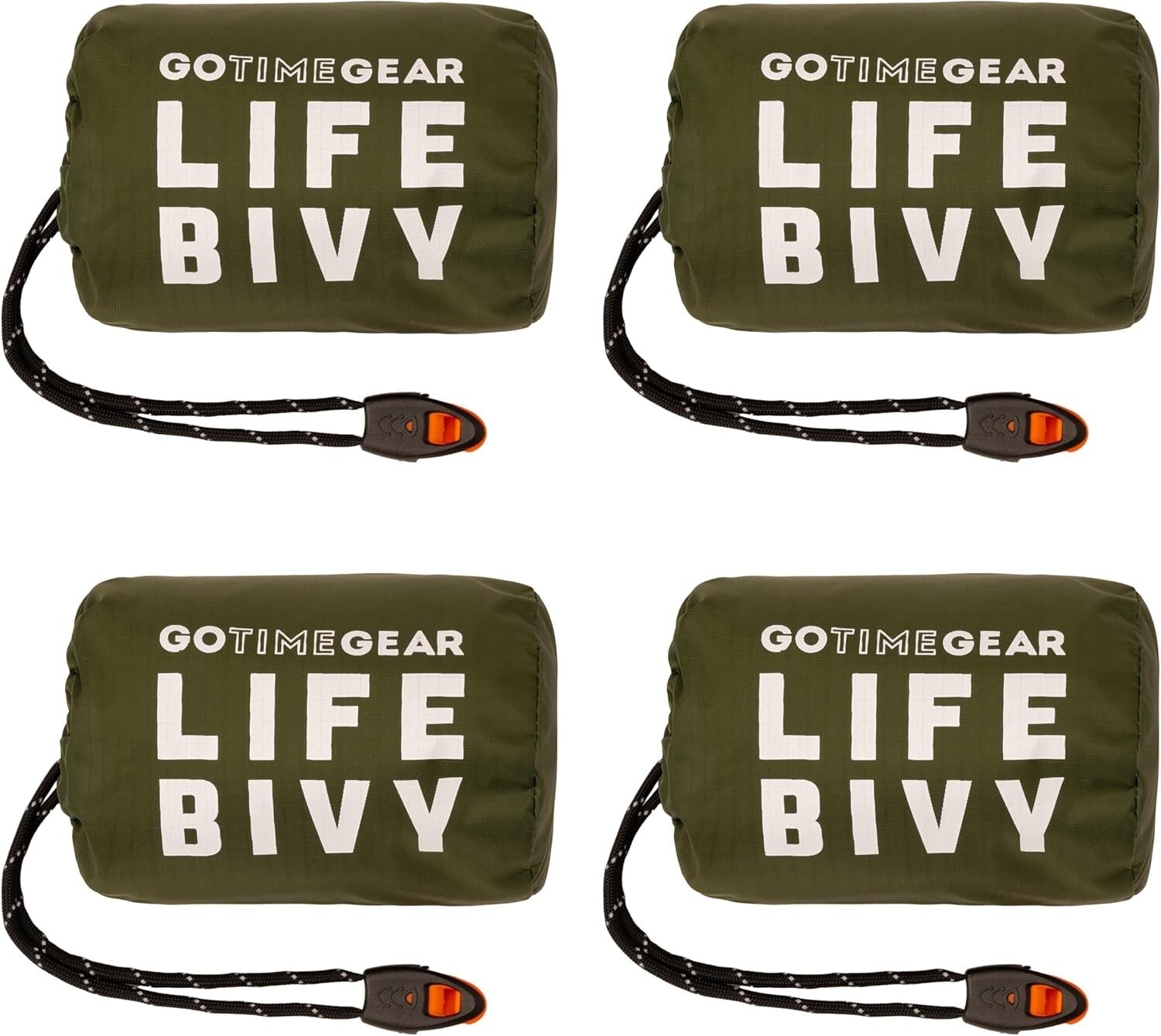 Versatile Mylar Thermal Emergency Sleeping Bags - Ideal for Survival - 4 Pack