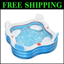 Load image into Gallery viewer, Fun Summer Inflatable Pool with Seats for Family - Easy Inflation &amp; Storage