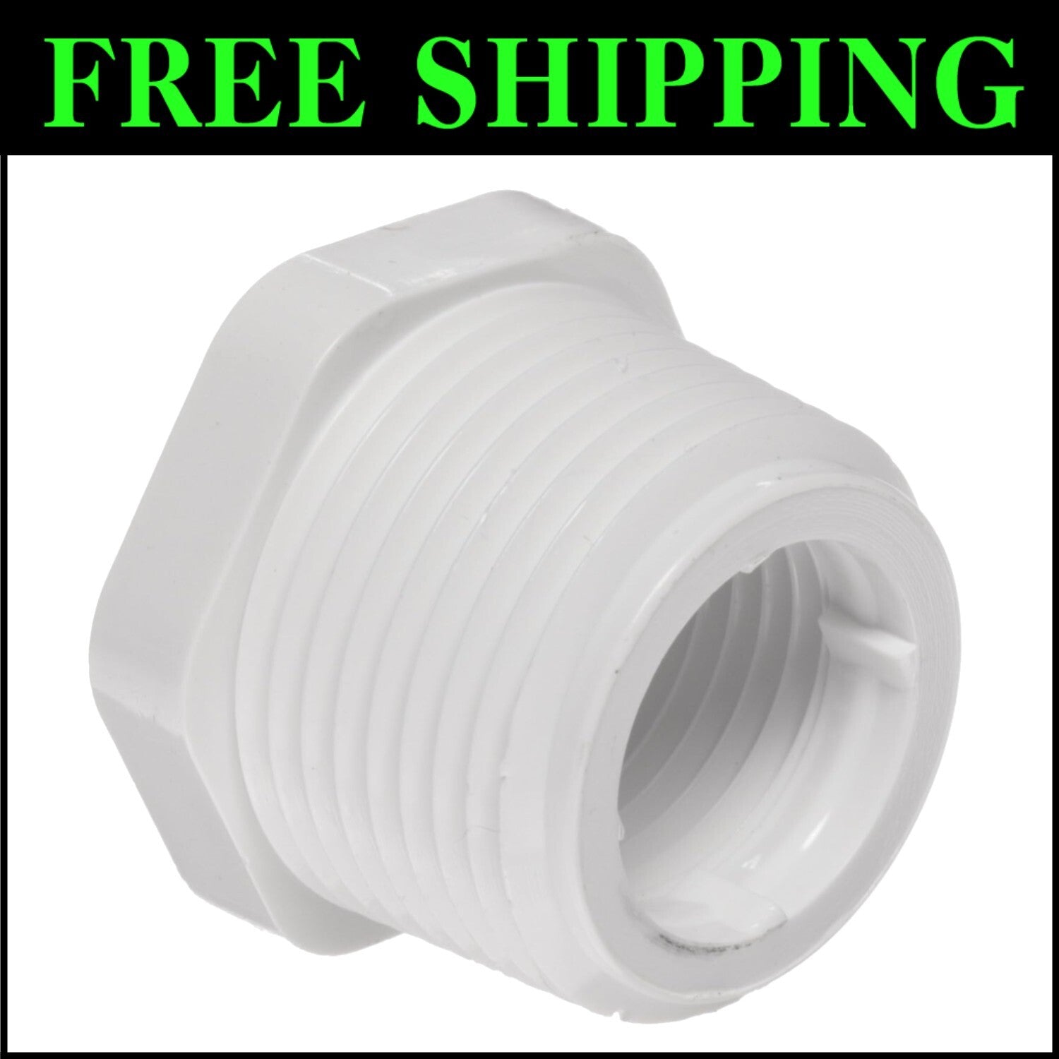 Spears 4" NPT Male x 2" NPT Female PVC Bushing for Secure Pipe Connections