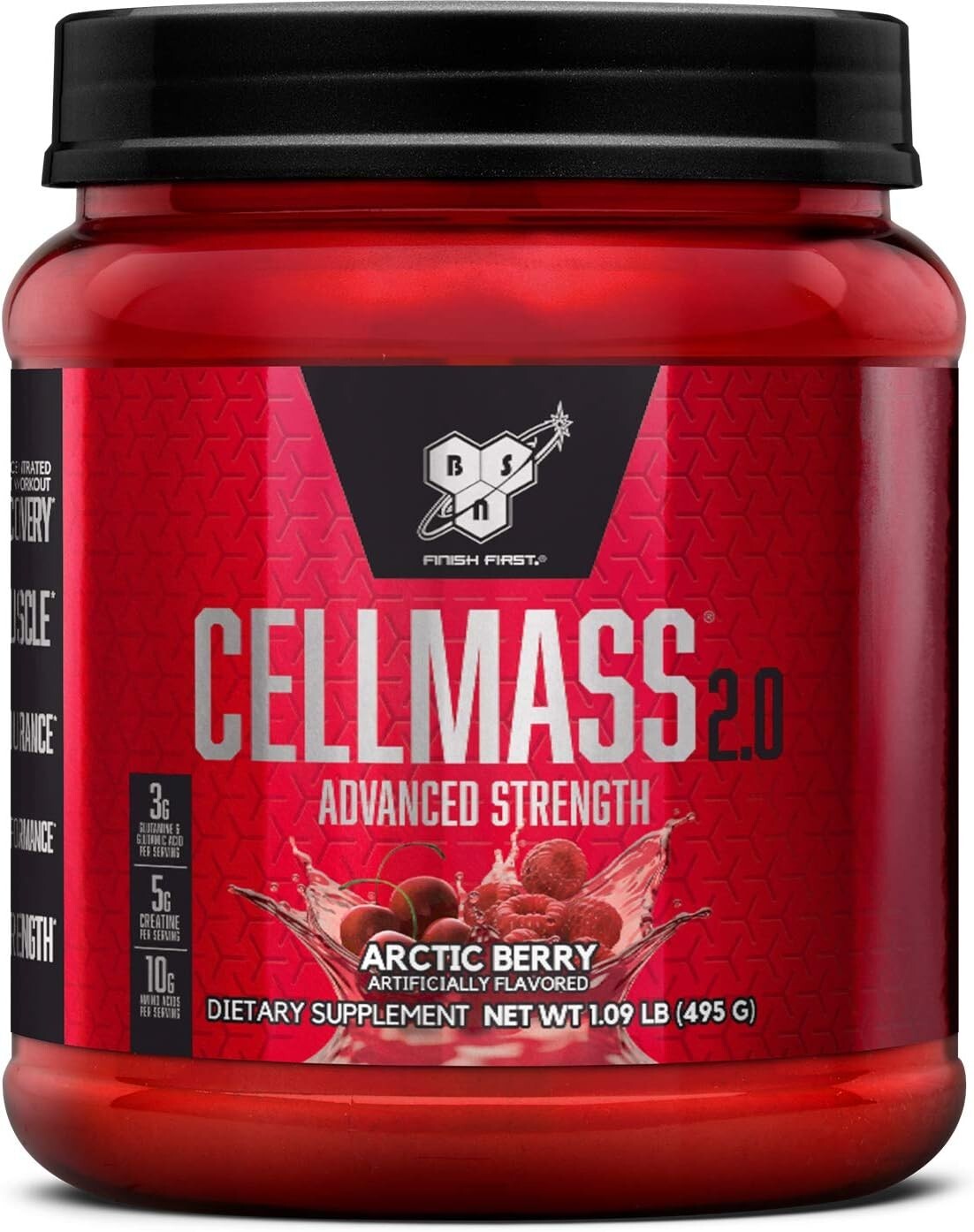 CELLMASS 2.0 Arctic Berry - 25 Servings of Advanced Post-Workout Recovery Powder