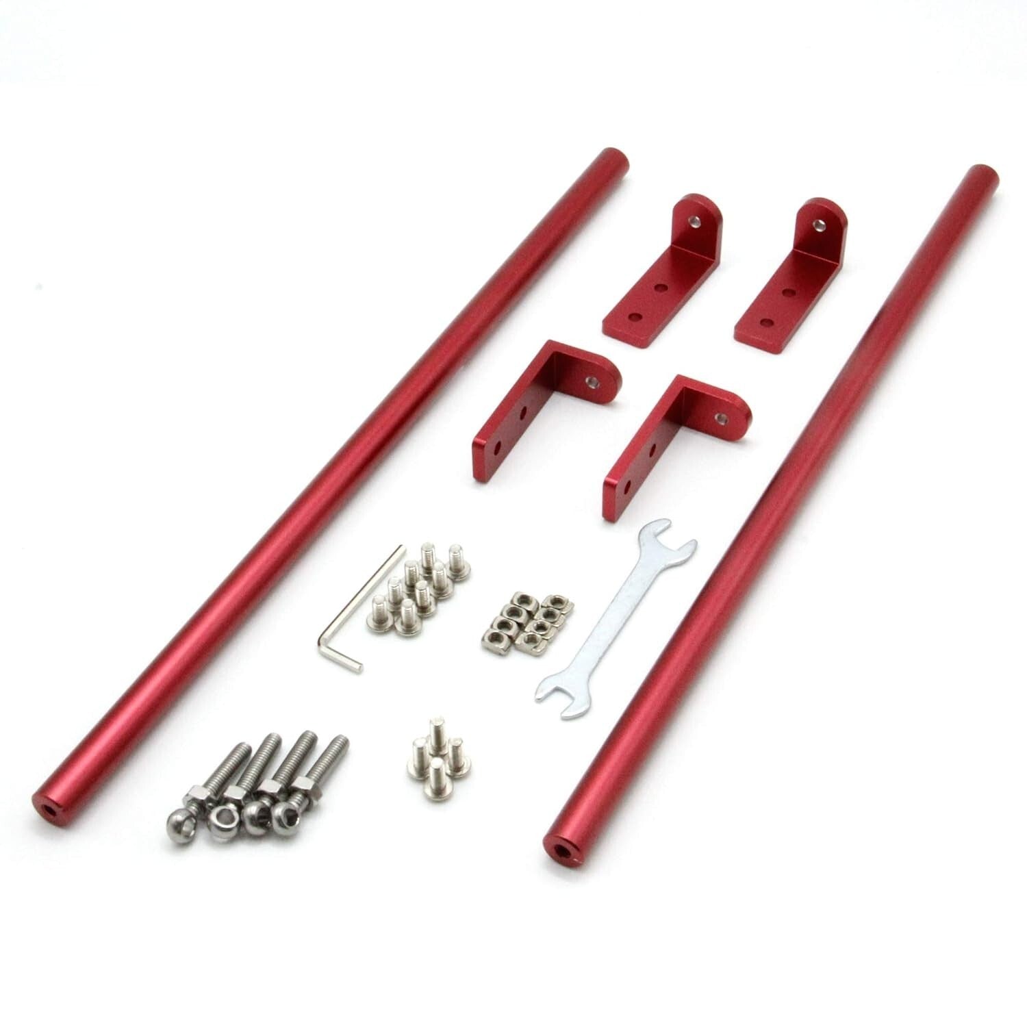 Effortless Installation: Red Supporting Rod Set for Ender 3/3 Pro/V2 3D Printers