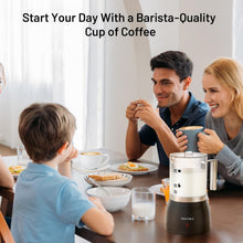 Load image into Gallery viewer, Quiet 4-in-1 Milk Frother and Steamer - 17oz for Delicious Hot/Cold Beverages
