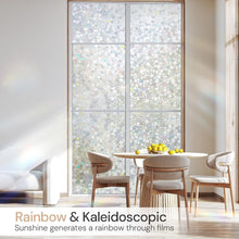 Load image into Gallery viewer, Static Cling Decorative Window Film - UV Protection &amp; Easy Removal, 35.4"x157.4"