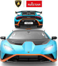 Load image into Gallery viewer, Blue Lamborghini Huracán STO R/C Toy Car 1/14 Scale - Perfect Gift for Ages 8-12