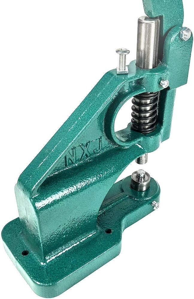 Versatile Eyelet Grommet Punch Tool with 1500 Grommets & Easy Lever Mechanism