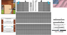 Load image into Gallery viewer, Professional 100-Pack Black T316 Swage Lag Screws with Wrench for Cable Railings