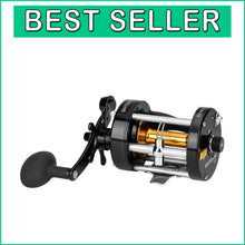 Load image into Gallery viewer, Lightweight Right-Handed Baitcasting Reel - Perfect for Salmon &amp; Inshore Fishing