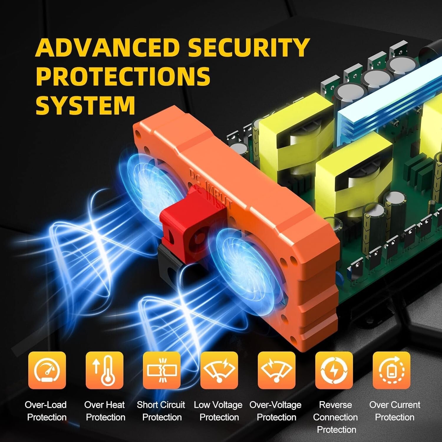 Intelligent 3000W Inverter with Smart LCD and Remote Control for Flexibility