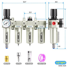 Load image into Gallery viewer, 4-Stage Industrial Air Drying System - 0-240 PSI Moisture Control Solution