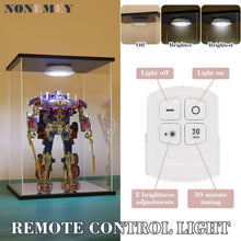 Load image into Gallery viewer, Clear Acrylic Display Case with Remote Control Light - Perfect for Bearbrick