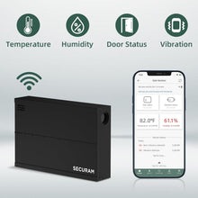 Load image into Gallery viewer, Battery Powered Gun Safe Monitor: Alerts for Humidity, Temperature &amp; Vibration