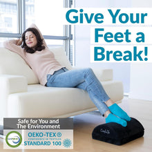 Load image into Gallery viewer, Multipurpose Adjustable Foot Stool - Memory Foam Comfort for Back Pain Relief