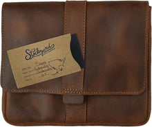 Load image into Gallery viewer, Lightweight Handmade Leather Tablet Cover with Unique Patina - Perfect Gift Idea