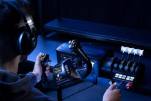 Load image into Gallery viewer, Universal Flight Control System - 180° Yoke with Throttle Quadrant &amp; Trim Wheel
