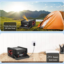 Load image into Gallery viewer, All-in-One Car Jump Starter, Tire Inflator, and Power Source with Solar Recharge