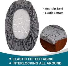 Load image into Gallery viewer, Stylish RV Dinette Cushion Covers - 4-Piece Elastic Slipcovers for Protection