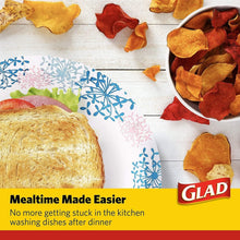Load image into Gallery viewer, Stylish 8.5" Disposable Floral Plates - Cut Proof, Microwave Safe, 600 Pieces