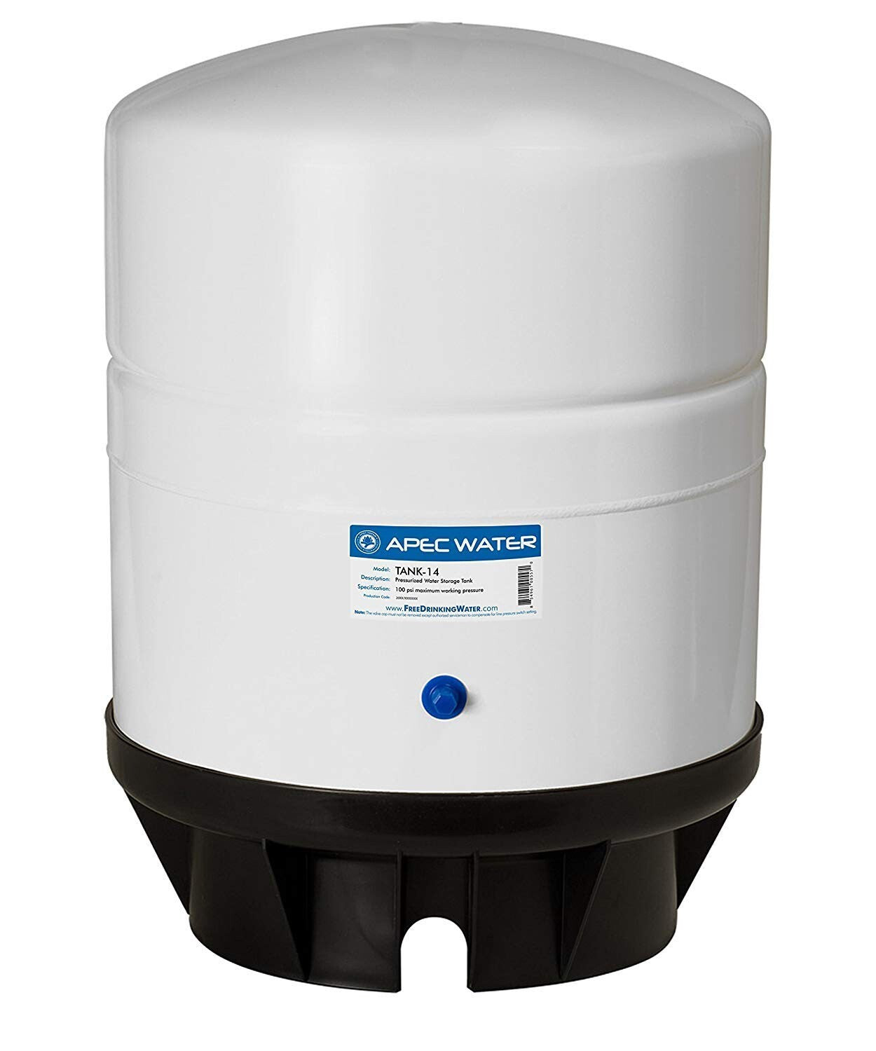 Heavy-Duty 14 Gallon Water Storage Tank - NSF Certified for Safe Drinking Water