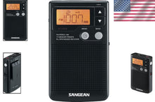Load image into Gallery viewer, Compact AM/FM Synthesized Pocket Radio with 19 Presets &amp; Earbuds Included