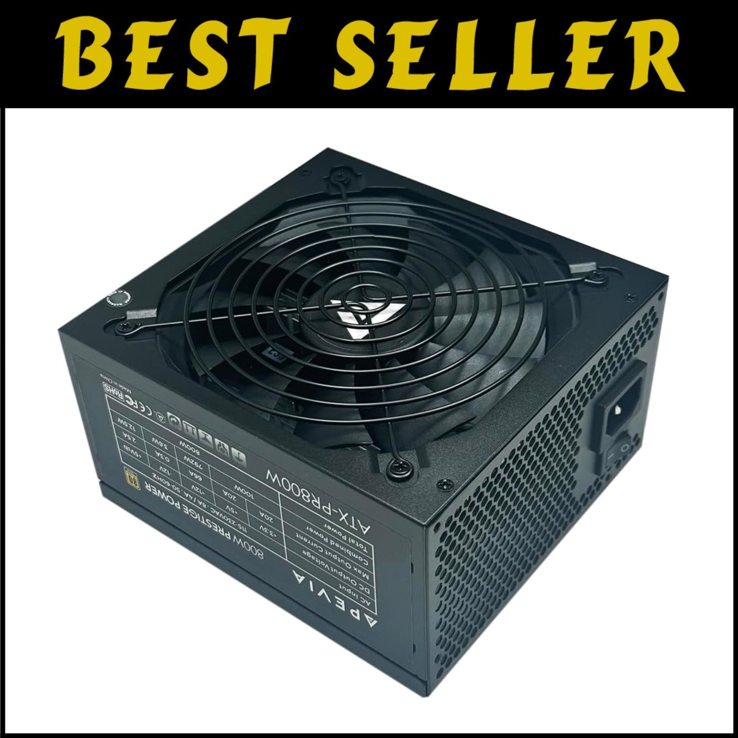 ATX-PR800W 800W Power Supply - 80 Plus Gold, RoHS Compliant, Stable DC Output