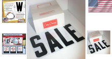 Load image into Gallery viewer, Assorted 8-Inch Flexible Letters &amp; Numbers for Outdoor Road Signs - 300 Pieces