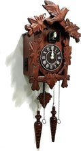 Load image into Gallery viewer, Large 13x9.5 Inch Cuckoo Clock in Handcrafted Wood - Elegant Vintage Charm