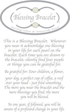 Load image into Gallery viewer, The Original Blessing Bracelet with Sterling Silver Components and Gift Box