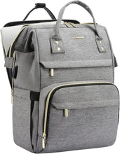 Load image into Gallery viewer, Elegant Water-Resistant Travel Backpack for Women - Laptop Compartment &amp; Charger