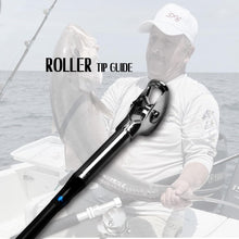 Load image into Gallery viewer, 7.5 Feet Glass Graphite Fishing Rod with Stainless Steel Roller Guides