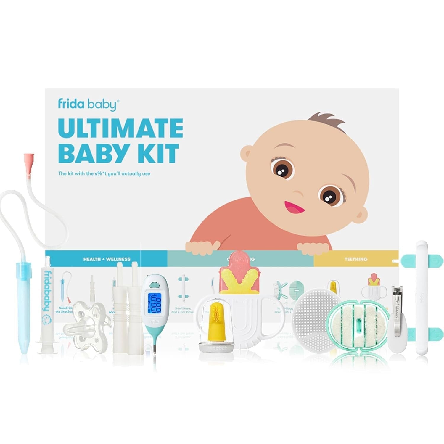 Ultimate Baby Care Set - Teething Toys, Skin Soothers & Safety Grooming Tools