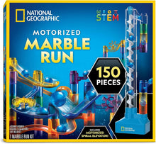 Load image into Gallery viewer, National Geographic 150-Piece Marble Run with Motorized Elevator &amp; 30 Marbles