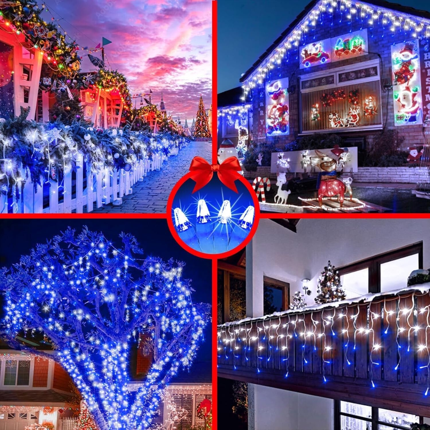 Festive 792 LED Outdoor String Lights - 8 Modes & Memory for Perfect Holidays