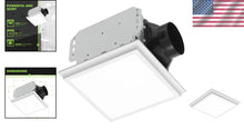 Load image into Gallery viewer, Homewerks 80 CFM Bathroom Fan with LED Light - Stylish &amp; Quiet Airflow Solution