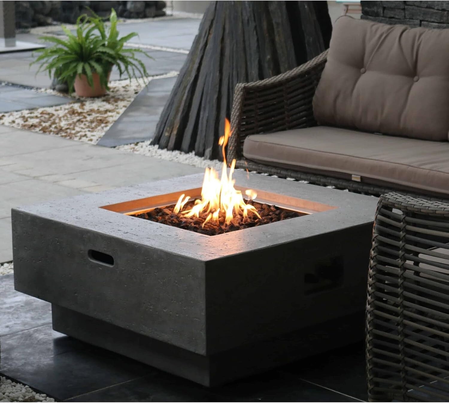 Premium 304 Stainless Steel Round Fire Ring - 443,000 BTU for Outdoor Enjoyment