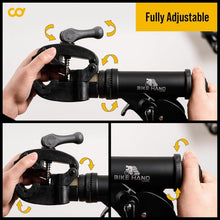 Load image into Gallery viewer, Professional Quality Bike Repair Stand - Adjustable Height &amp; Magnetic Tool Plate