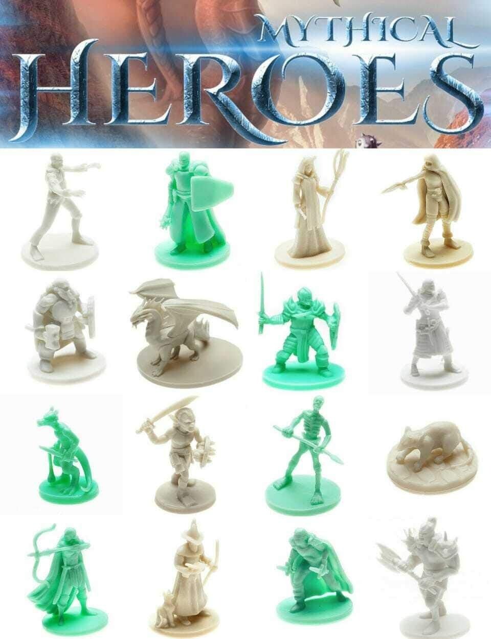 RPG Mini Figures Bundle - 93 Pack of Heroes and Monsters for Adventure Games