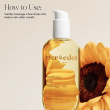 Load image into Gallery viewer, Moisturizing Pediatrician-Approved Baby Massage Oil 10.1 oz - Safe Ingredients