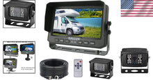 Load image into Gallery viewer, Premium Truck &amp; RV Backup Camera System with 7in Monitor and 130° View Angle