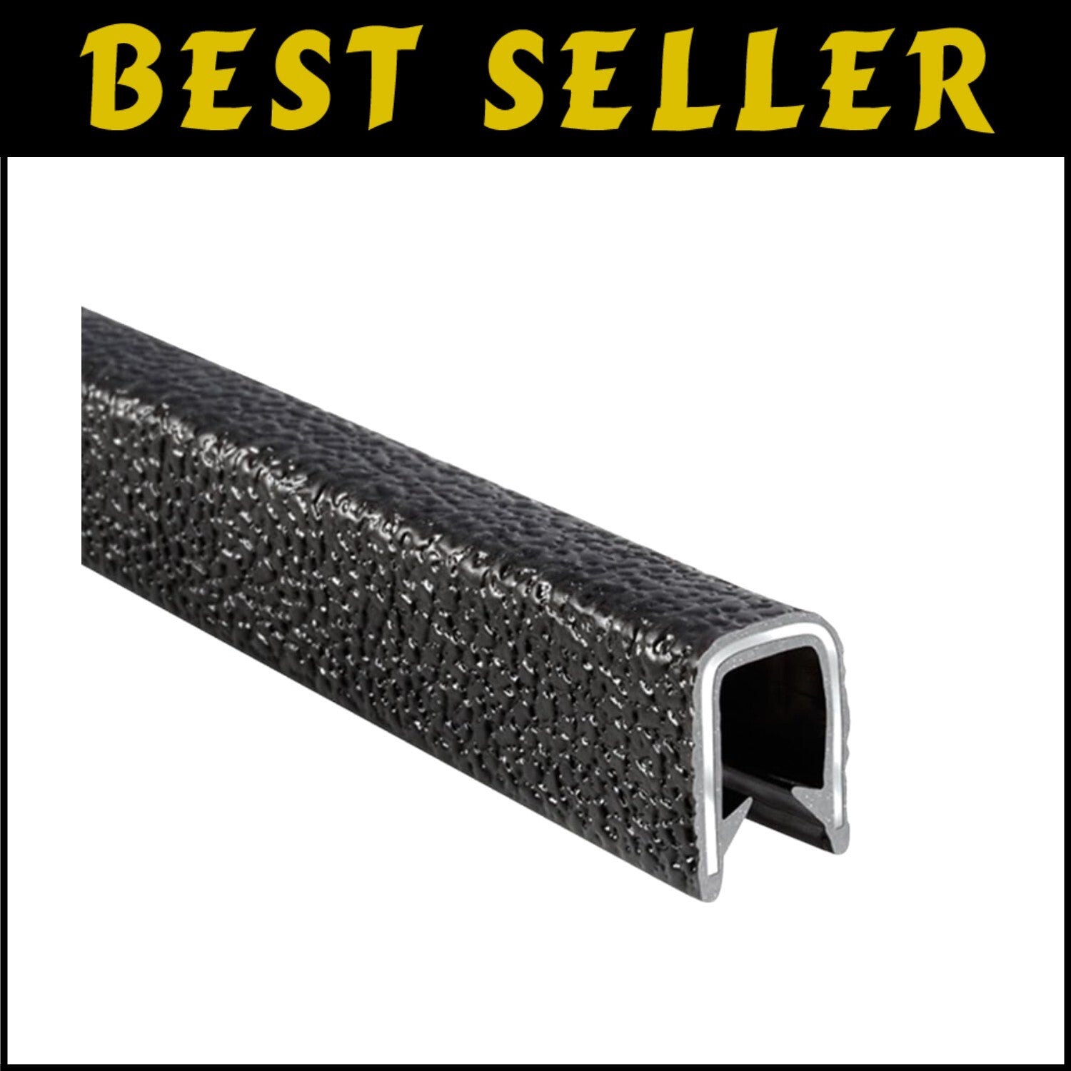 Durable 25 ft Flexible PVC Edge Protector - Ideal for Marine and Automotive Use