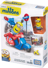 Load image into Gallery viewer, Interactive Mega Bloks Minions Scooter Escape Set - Ideal for Creative Kids