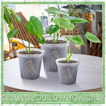 Load image into Gallery viewer, Versatile 12-Pack Clear Nursery Pots with Drainage for Indoor and Outdoor Plants